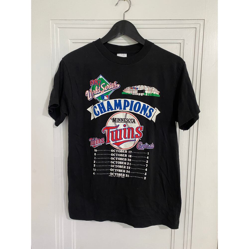 Vintage Minnesota Twins 1987 World Series Champs T-Shirt
